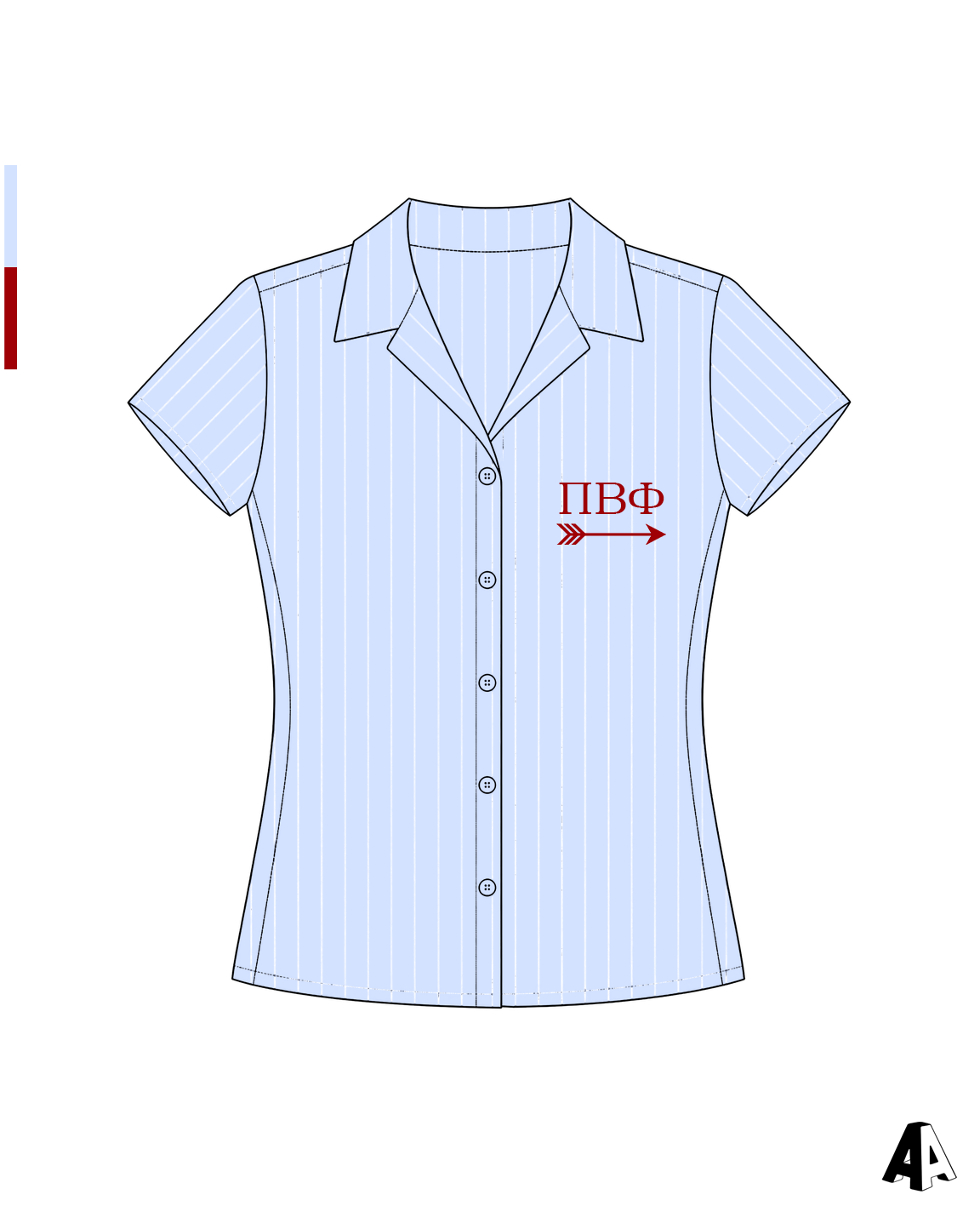 Rue Collared Top Pi Beta Phi University of Miami