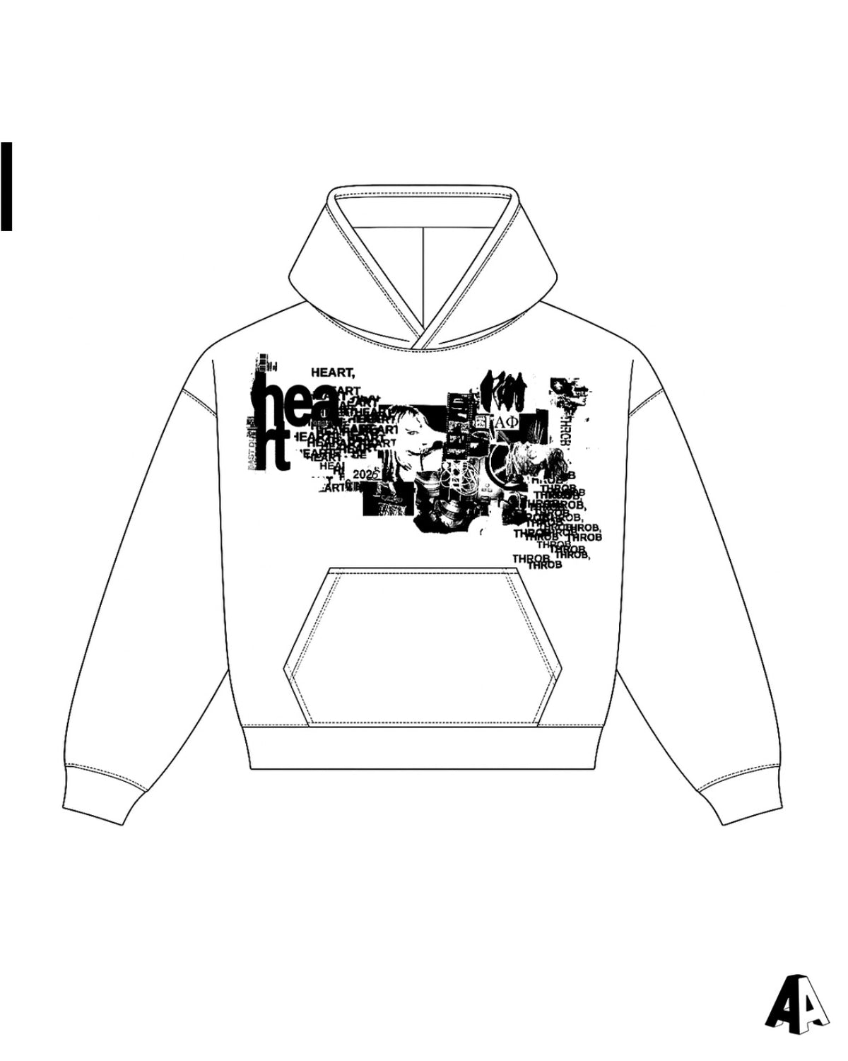 Heart Throb Hoodie Alpha Phi University of Arizona