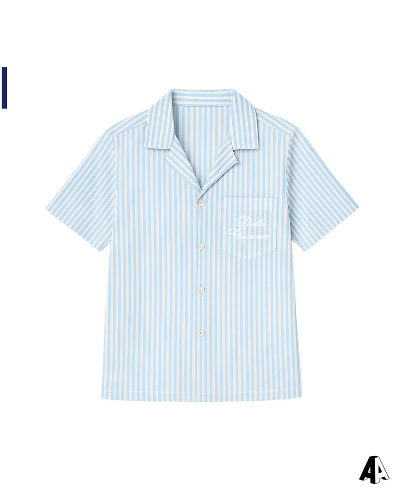 Stripes PJ Shirt Delta Gamma University of Oregon