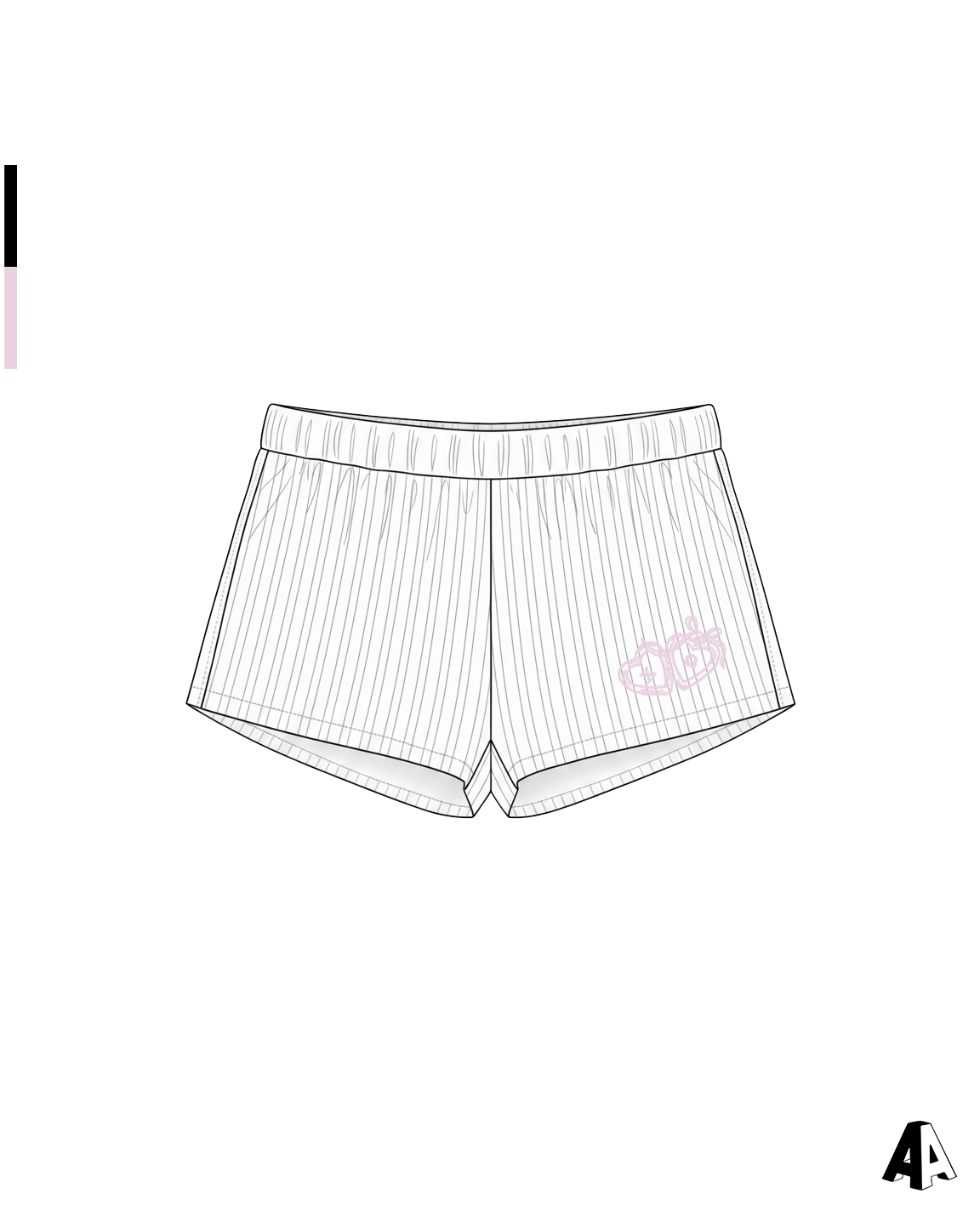 Pointelle Shorts Chi Omega University of Massachusetts Amherst
