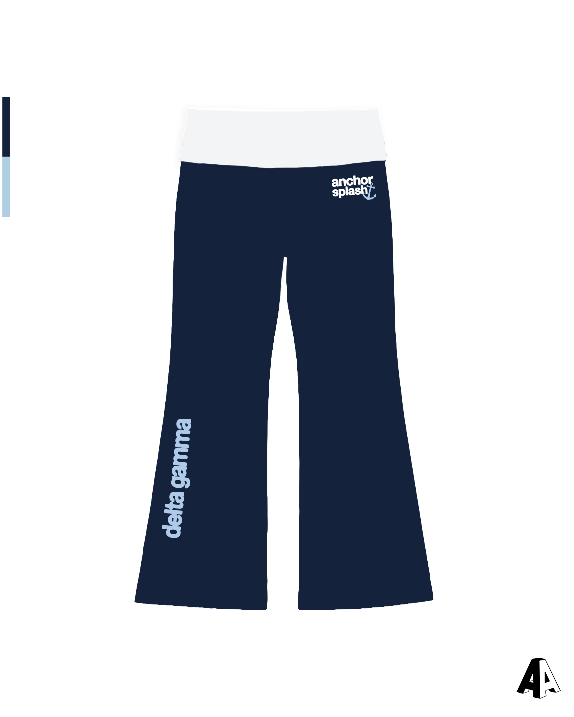 Foldover Flair Pants Delta Gamma University of Arizona