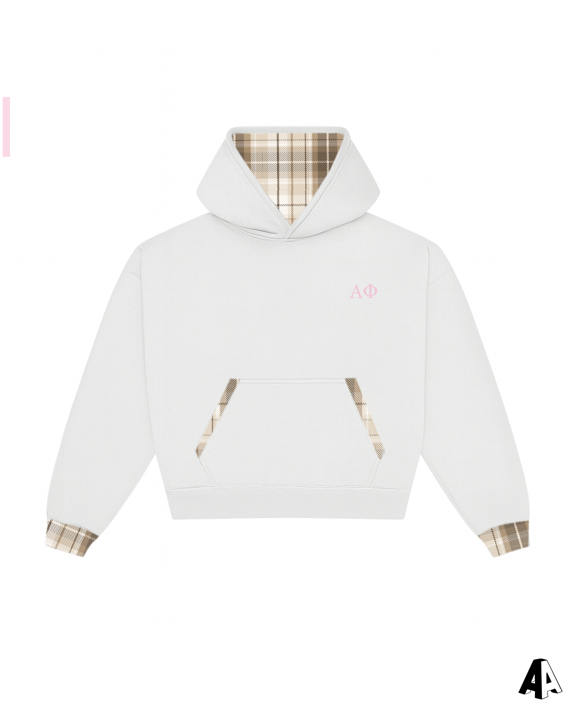 Plaid Hoodie Alpha Phi University of Delaware