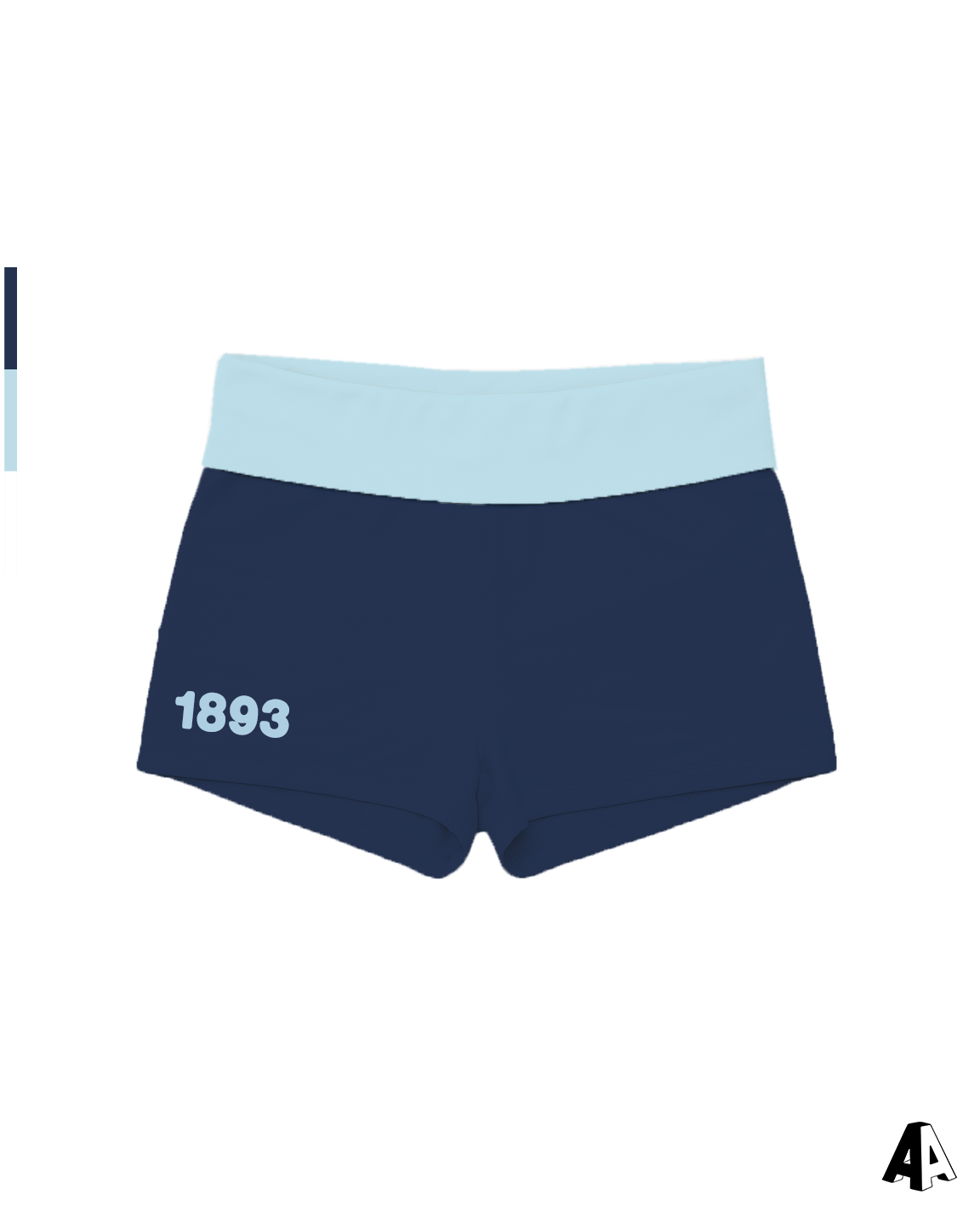 1893 Foldover Shorts Alpha Xi Delta Miami University (Ohio)