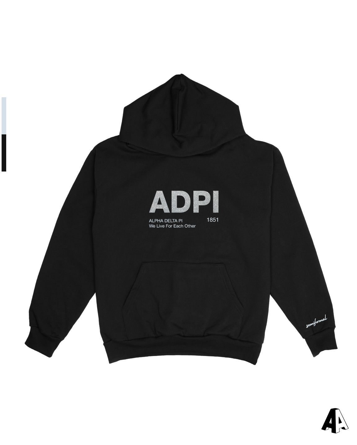 Black Hoodie Alpha Delta Pi Miami University (Ohio)