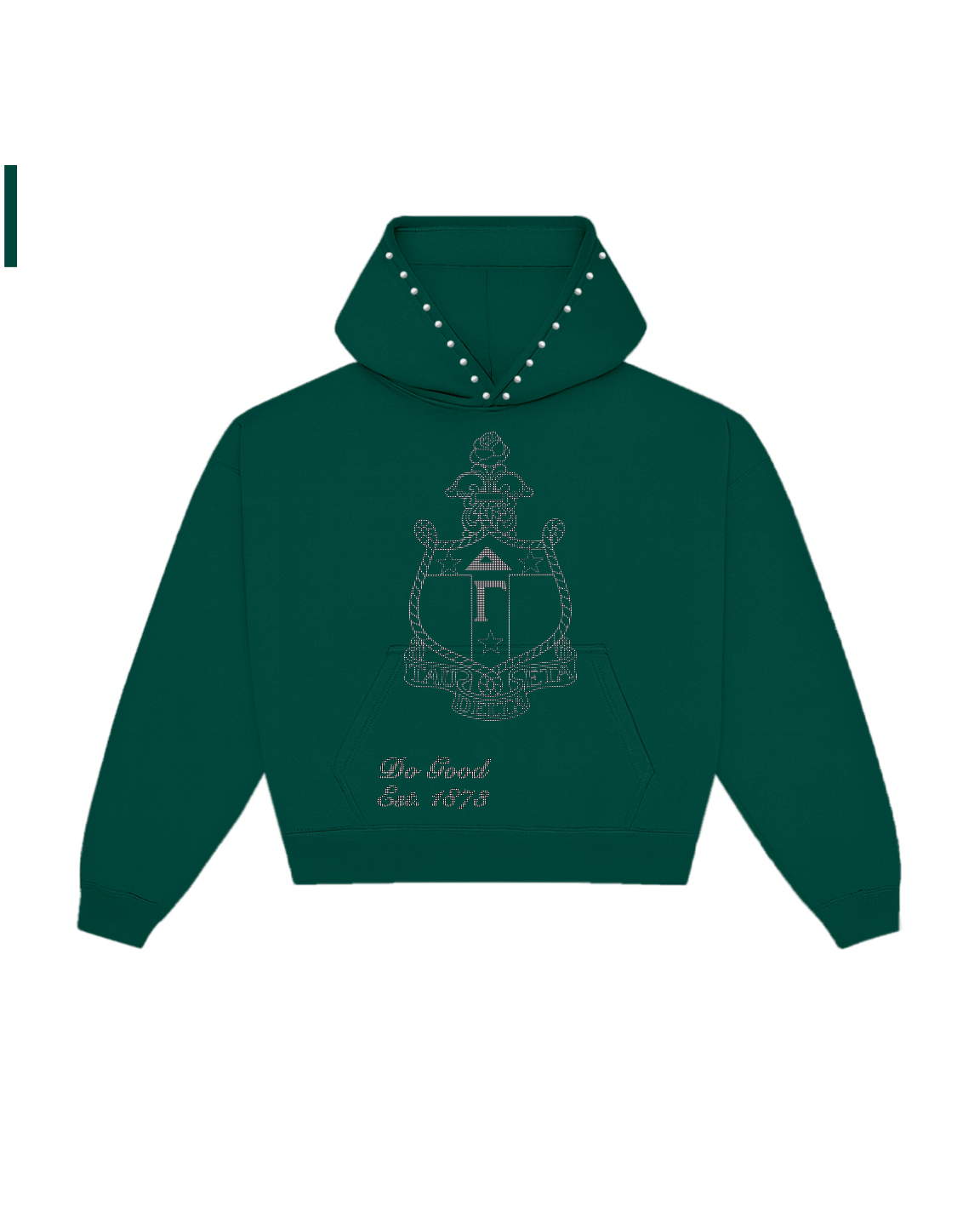 Rhinestone Hoodie Delta Gamma Michigan State University
