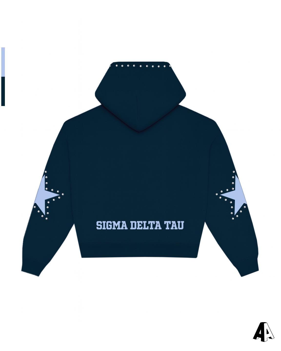 Navy Hoodie Stars Sigma Delta Tau Cornell University