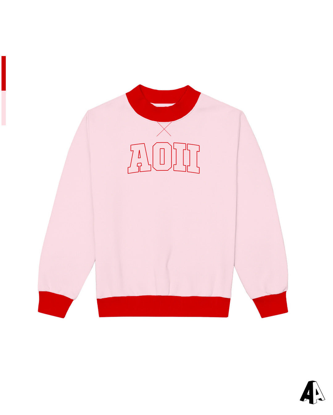 Mockneck Applique Alpha Omicron Pi The University of Oklahoma