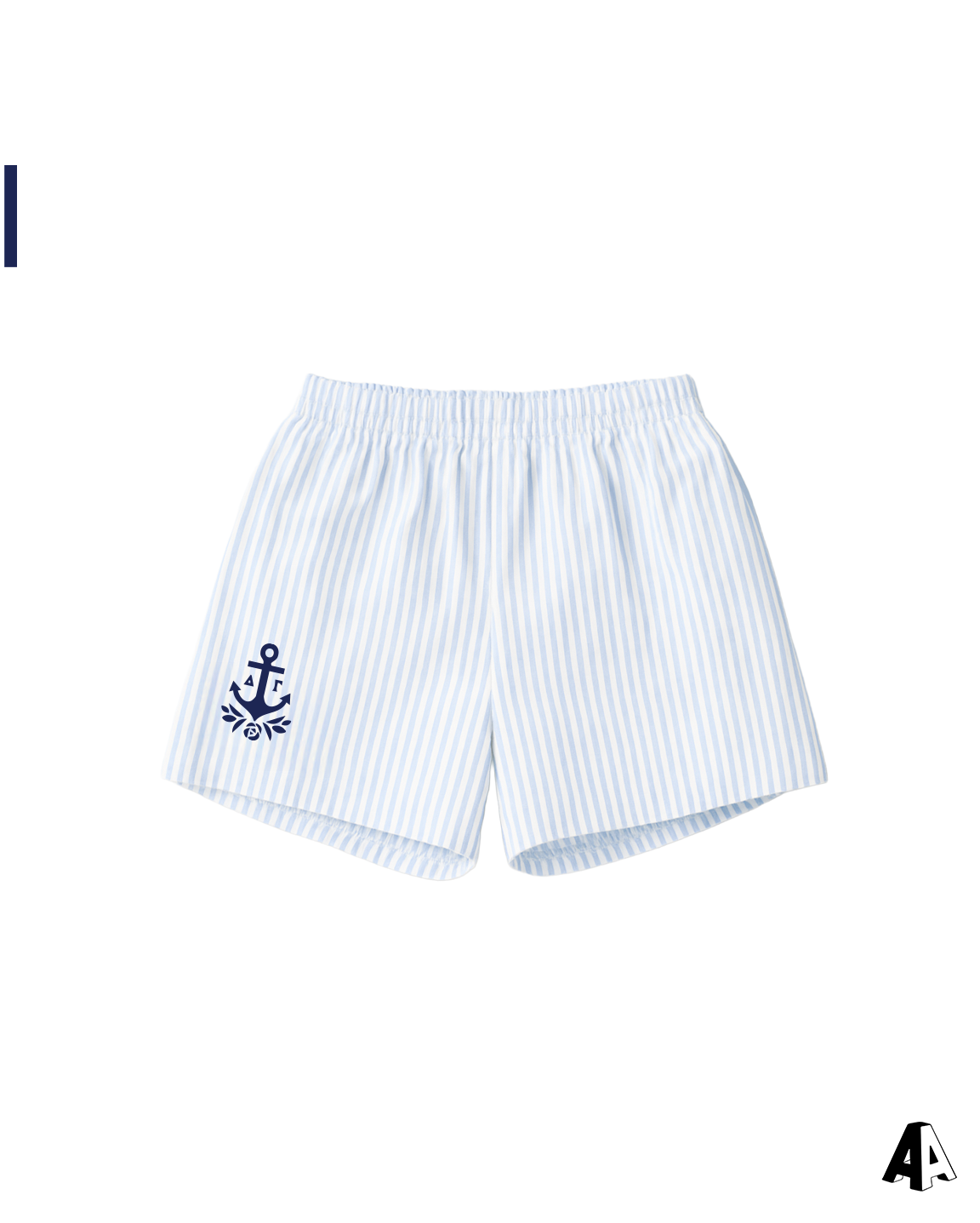 Striped DG PJ Shorts Delta Gamma University of Oregon