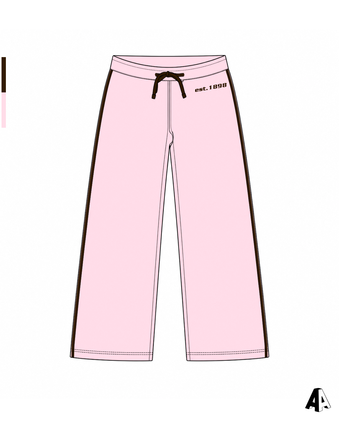 Pink Low Waist Pants Zeta Tau Alpha University of Missouri
