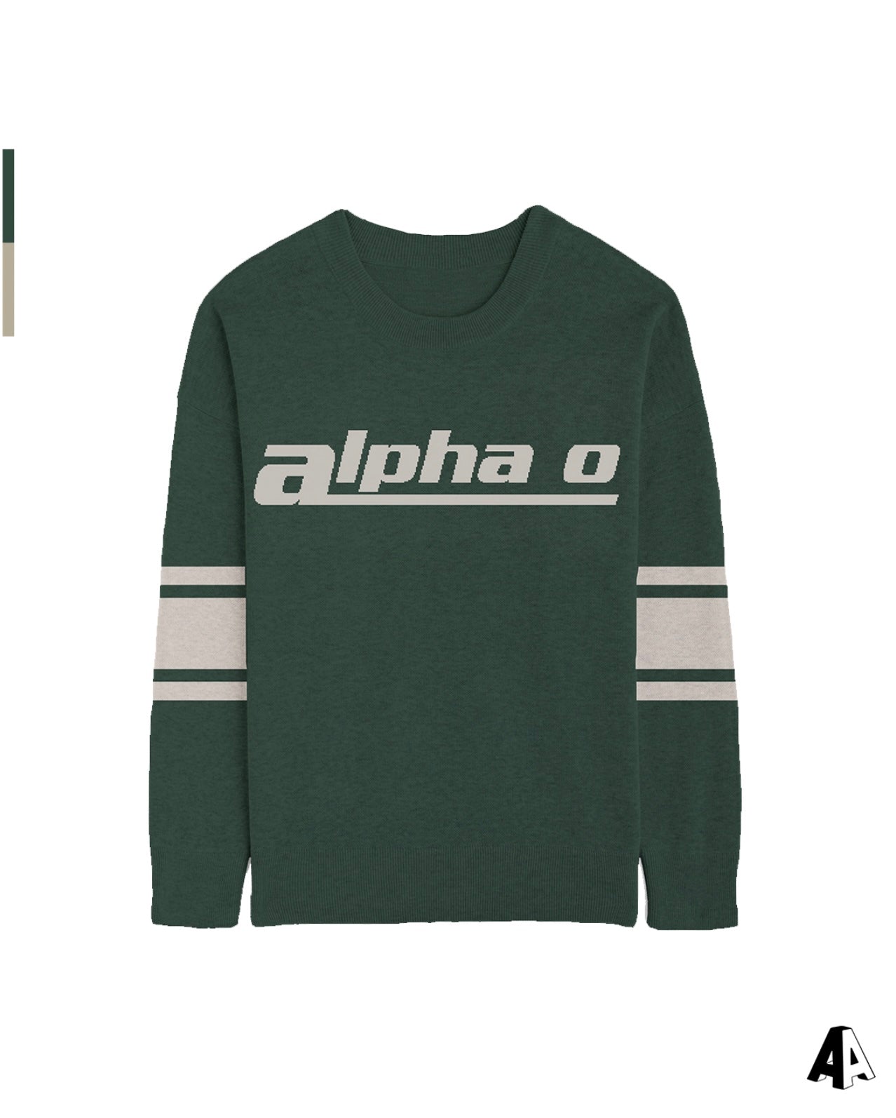 さらに100円引き◆NERDY◆VARSITY LOGO BRUSHED SWEATSHIRT Varsity Sweatshirt (Olive) – Blackballed Golf