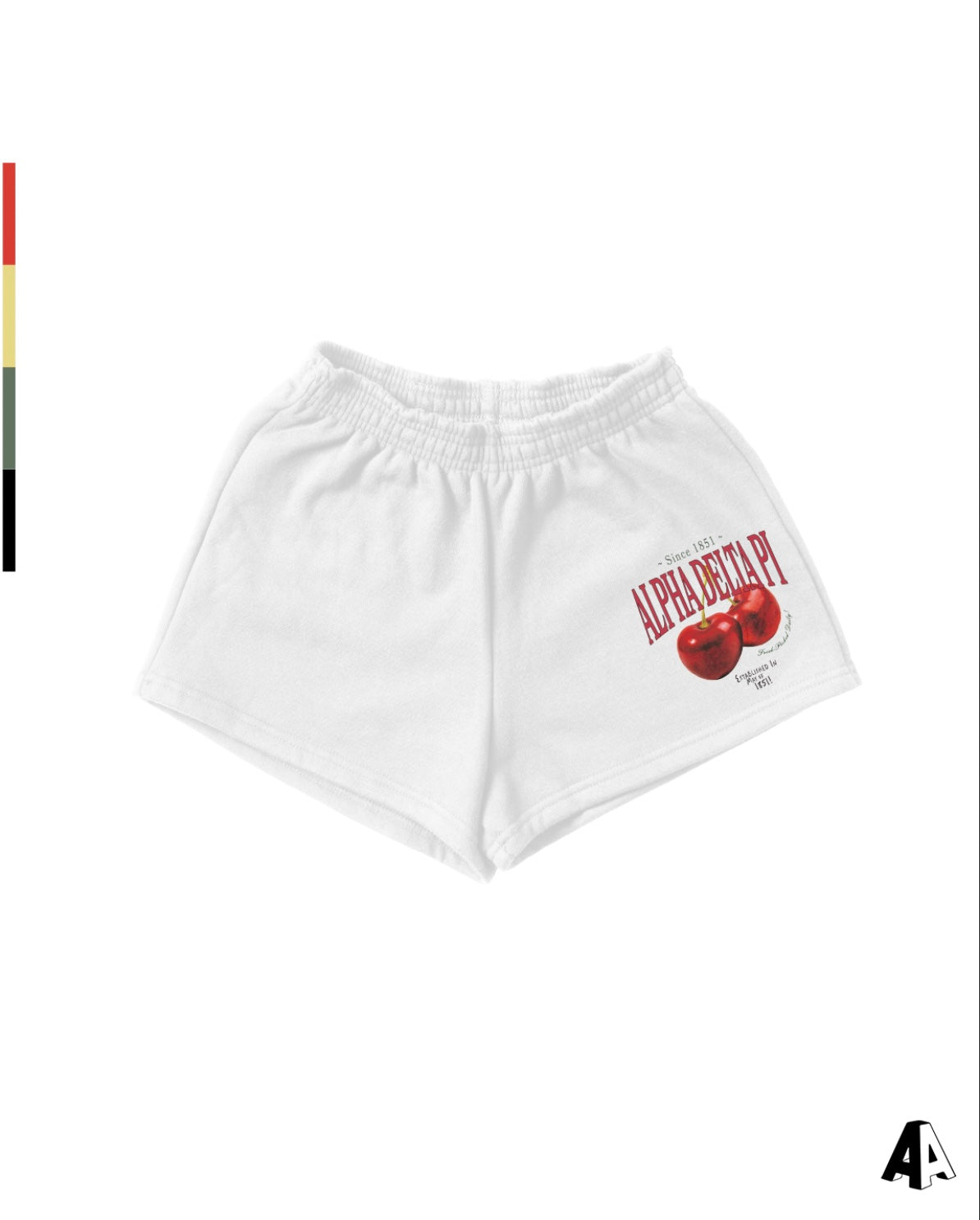 Vintage Cherry Shorts Alpha Apparel Company