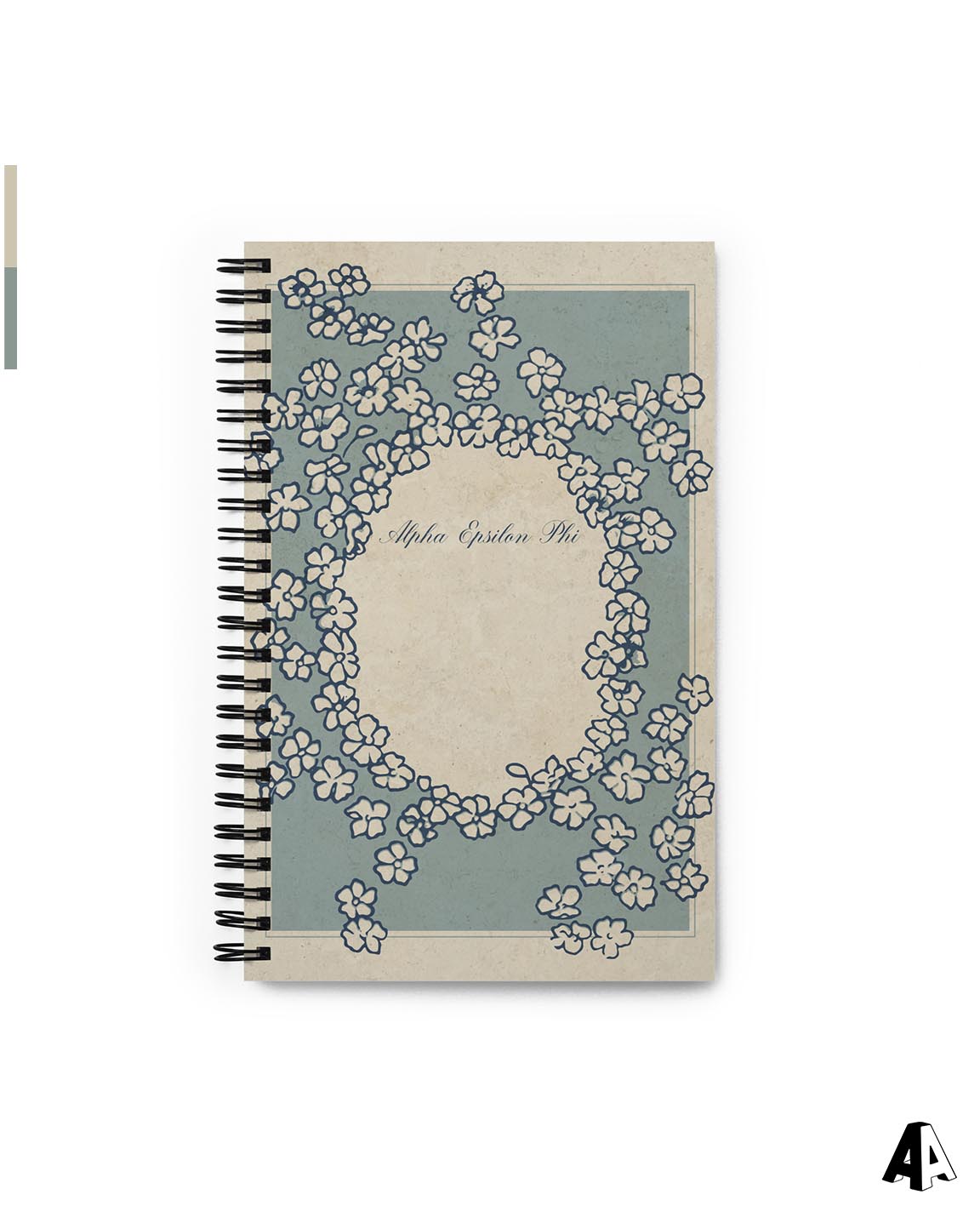 Floral Spiral Notebook