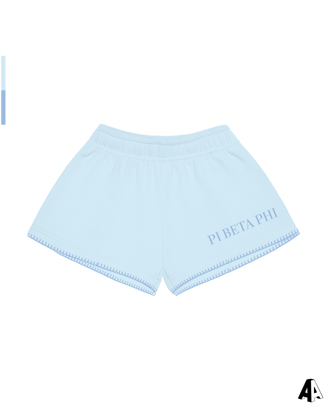 Light Blue Shorts Pi Beta Phi University of Mississippi