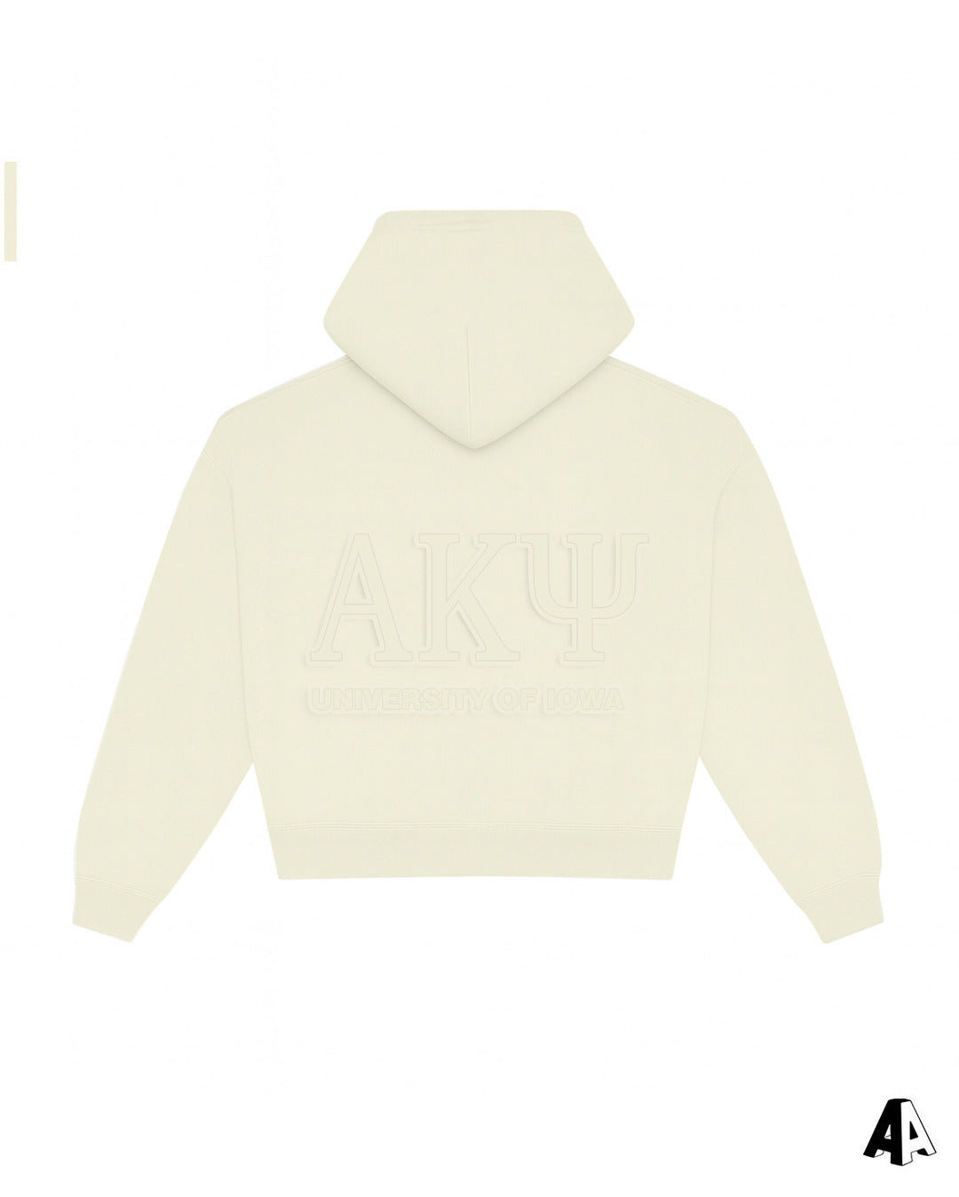 Distressed Hoodie Alpha Kappa Psi University of Iowa