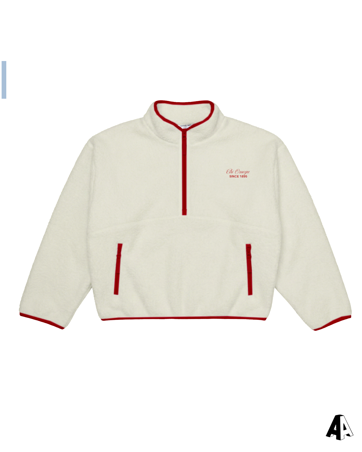 Script Quarter Fleece Chi Omega Northeastern University