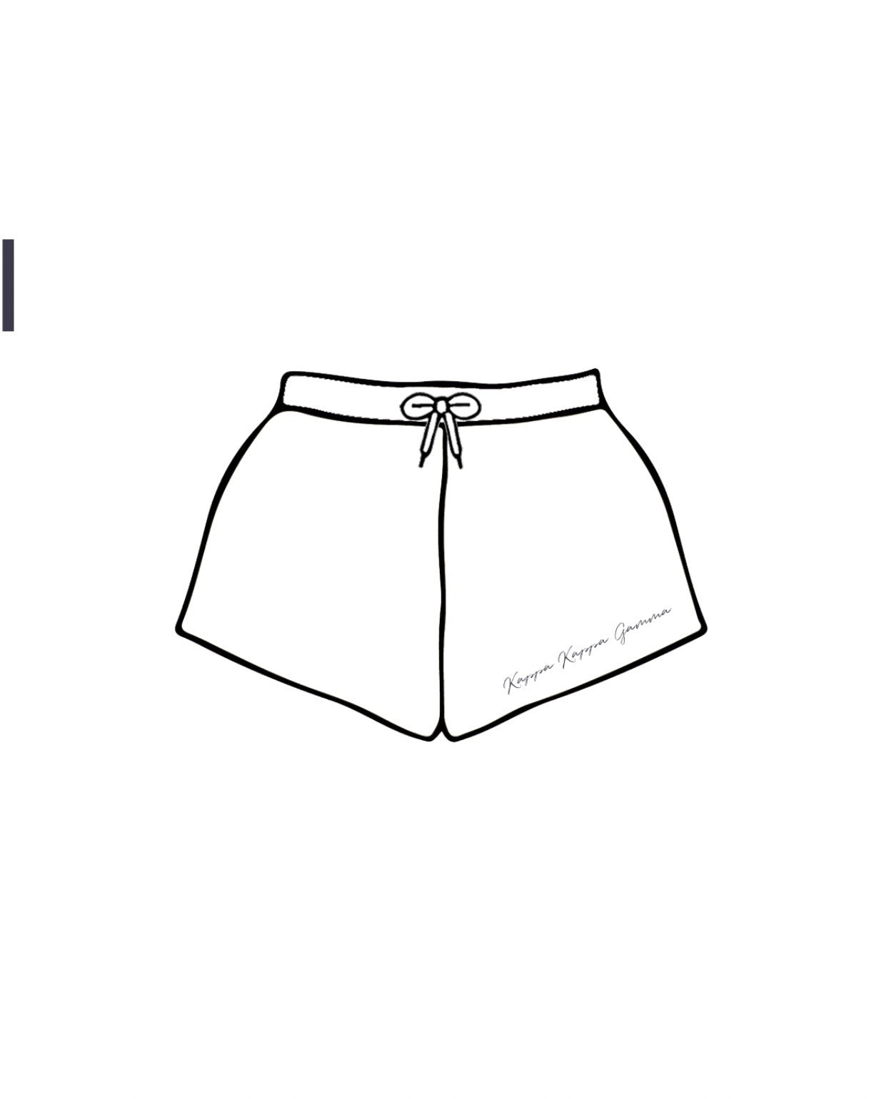 White Shorts Kappa Kappa Gamma University of Arizona