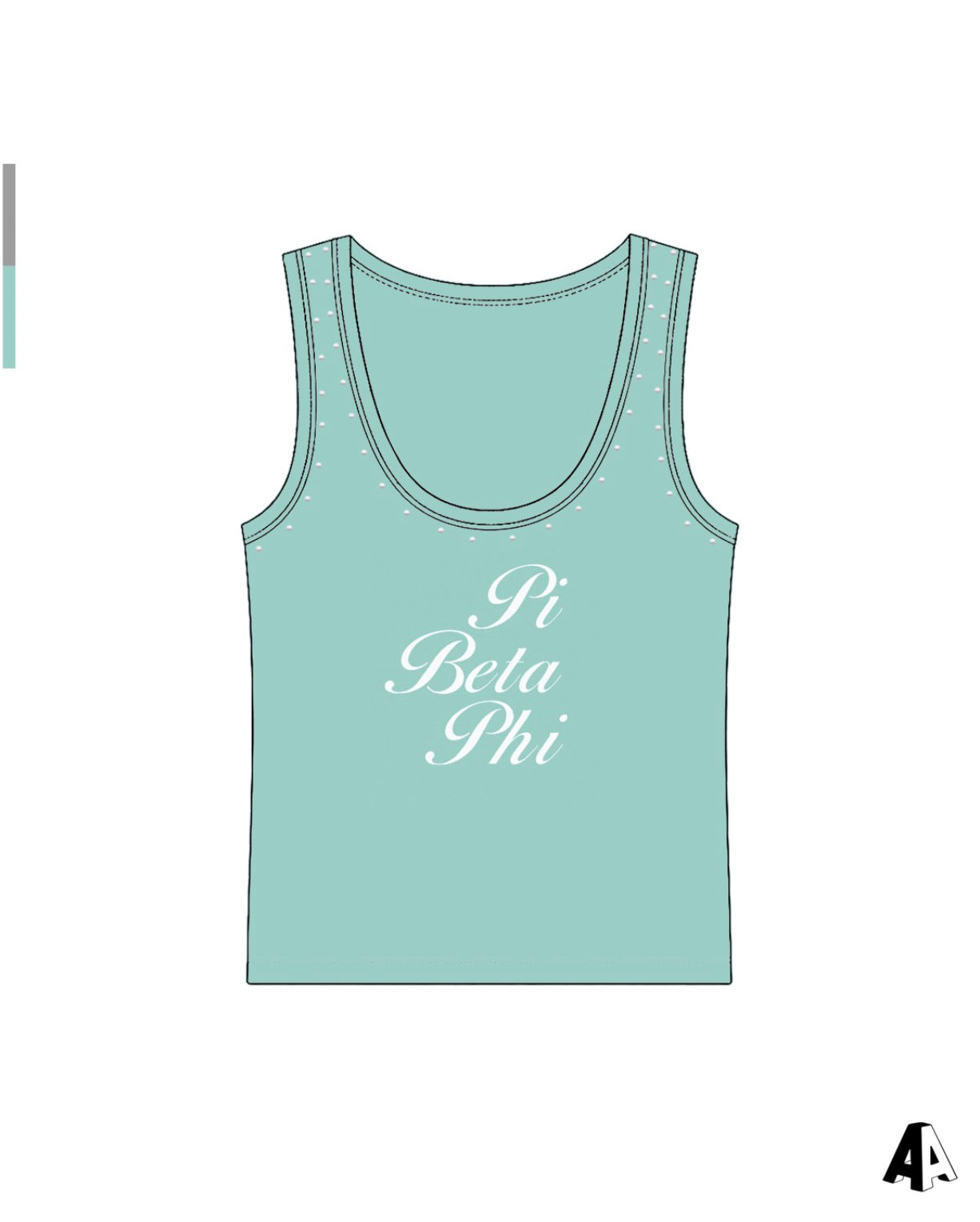 Rhinestone Tank Pi Beta Phi University of Arizona