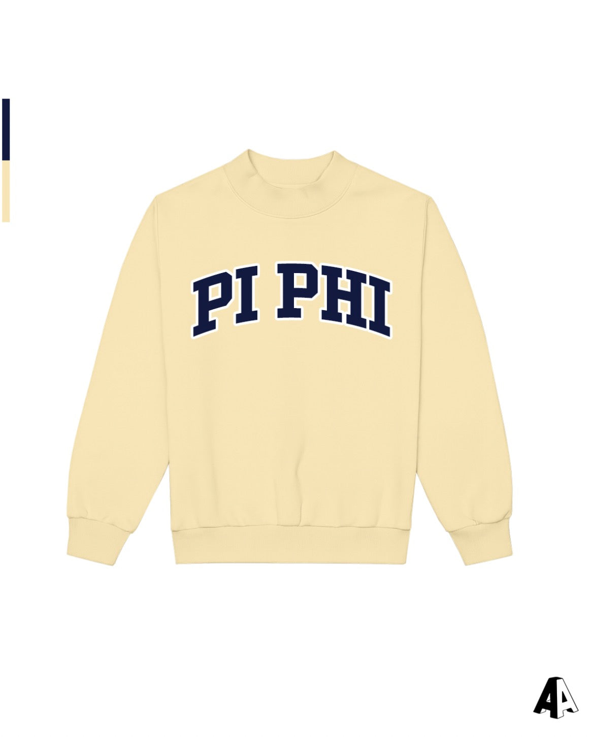 Butter Applique Mockneck Pi Beta Phi Auburn University
