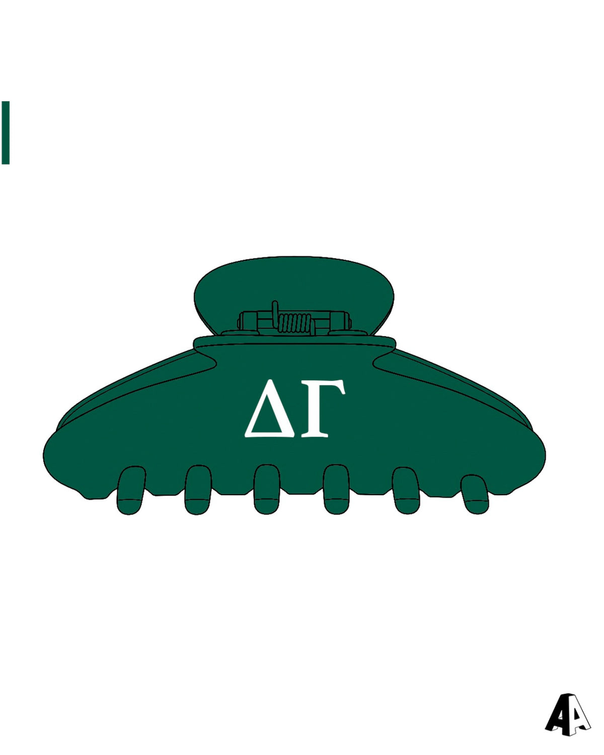 Claw Clip Delta Gamma University of Virginia