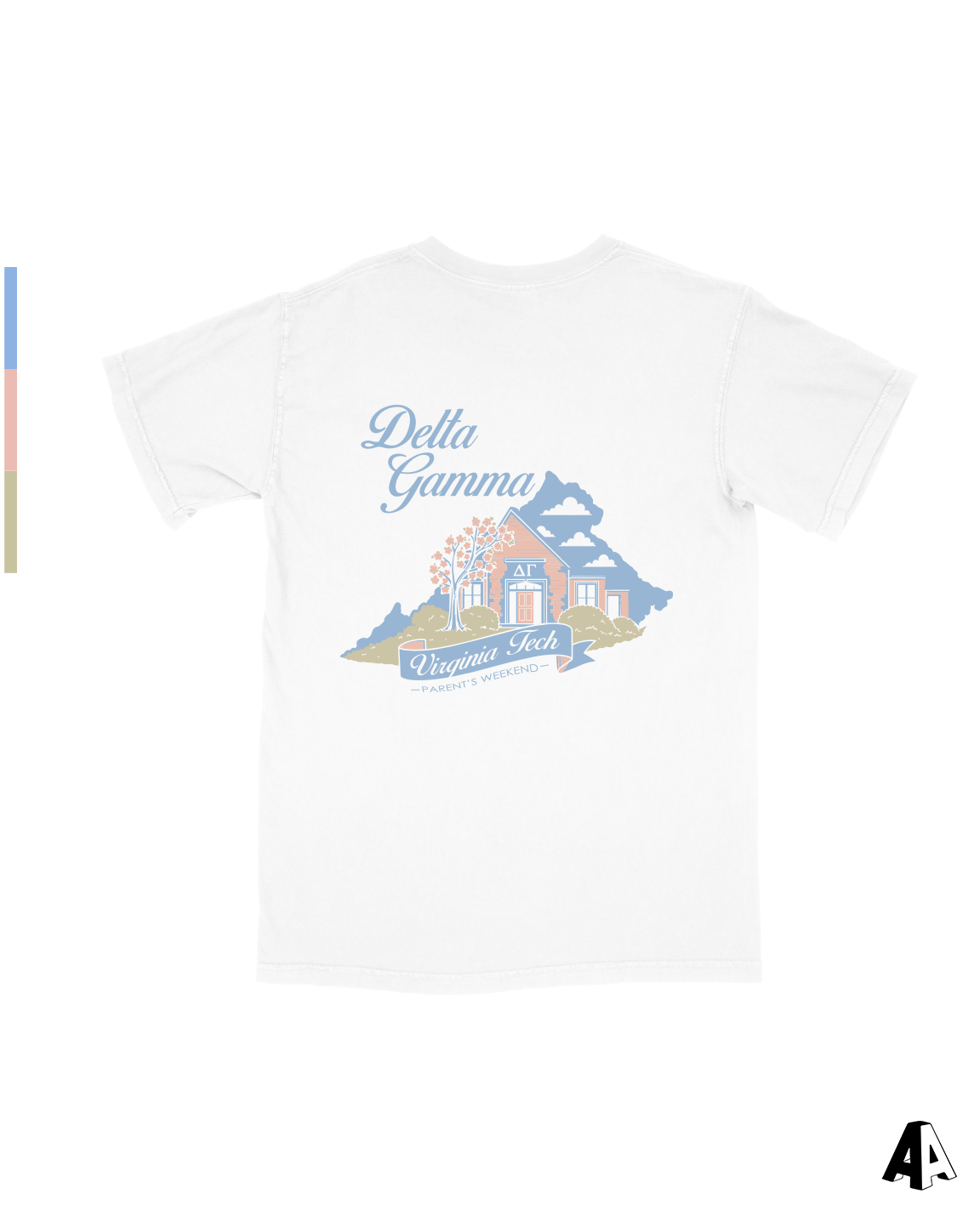 T-Shirt Delta Gamma Virginia Tech