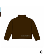 Brown Fleece Zip Up Kappa Alpha Theta Cornell University