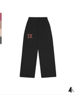 Sigma Kappa Cheetah Black Sweatpants Front