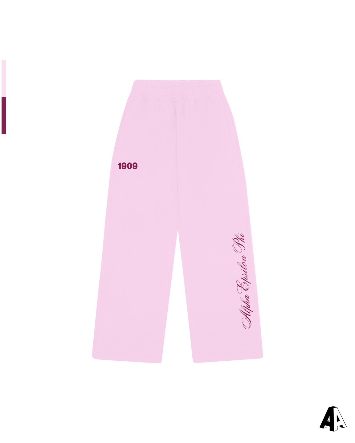 Alpha Delta Pi Motto Sweatpants Front