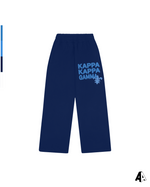 Kappa Kappa Gamma Free Spirit Navy Sweatpants by Alpha Apparel Co. – front view