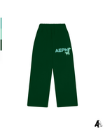 Alpha Epsilon Phi Free Spirit Forest Green Sweatpants by Alpha Apparel Co. – front view