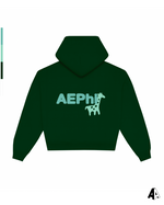 Alpha Epsilon Phi Free Spirit Forest Green Hoodie by Alpha Apparel Co. – back view