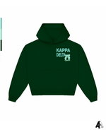 Kappa Delta Free Spirit Forest Green Hoodie by Alpha Apparel Co. – front view