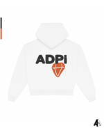 Alpha Delta Pi Free Spirit White Hoodie by Alpha Apparel Co. – back view