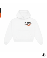 Pi Beta Phi Free Spirit White Hoodie by Alpha Apparel Co. – front view