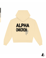 Alpha Omicron Pi Free Spirit Light Yellow Hoodie by Alpha Apparel Co. – back view