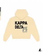 Kappa Delta Free Spirit Light Yellow Hoodie by Alpha Apparel Co. – back view