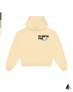 Pi Beta Phi Free Spirit Light Yellow Hoodie by Alpha Apparel Co. – front view