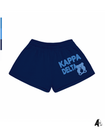 Kappa Delta Free Spirit Navy Shorts by Alpha Apparel Co. – front view