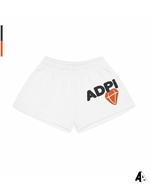 Alpha Delta Pi Free Spirit White Shorts by Alpha Apparel Co. – front view