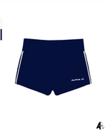 Navy Fold Over Shorts Alpha Xi Delta University of Illinois at Urbana Champaign