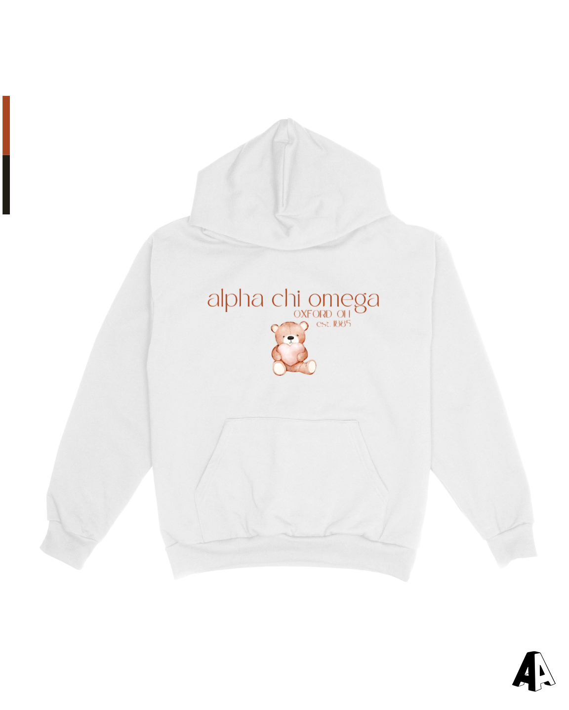 Teddy Hoodie Alpha Chi Omega Miami University, Ohio