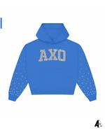 Black Rhinestone Hoodie Alpha Chi Omega University of Oregon