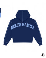 Stitched Hoodie Delta Gamma Syracuse University
