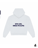 Ash Hoodie Omega Phi Alpha University of Pittsburgh