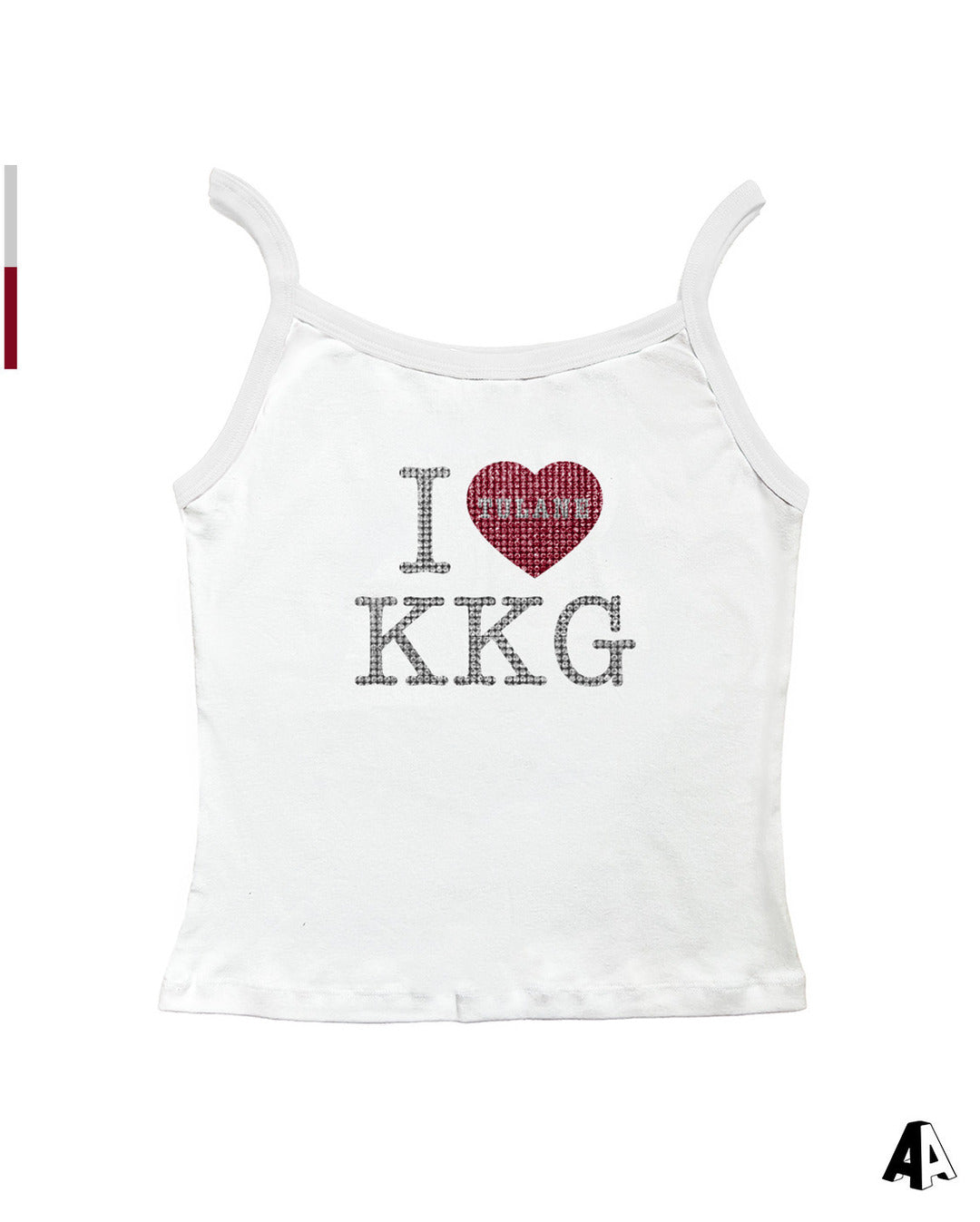 Rhinestone Tank Kappa Kappa Gamma Tulane University
