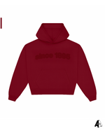 Distressed Patch Hoodie Chi Omega Kansas State University