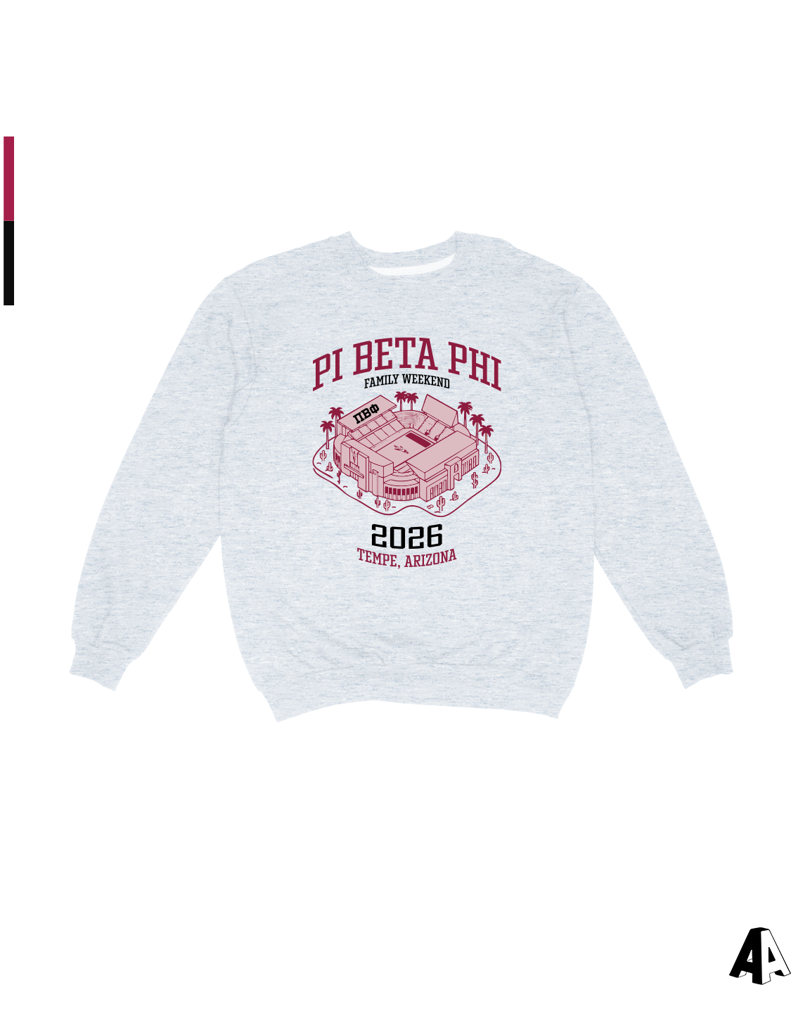 Family Weekend Crewneck Pi Beta Phi Arizona State University