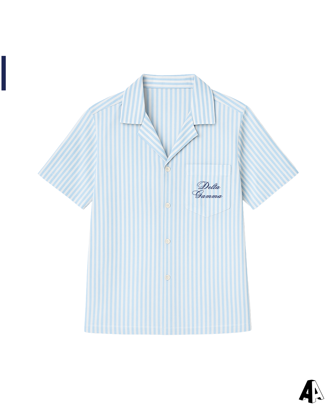 Stripes DJ PJs Delta Gamma University of Oregon