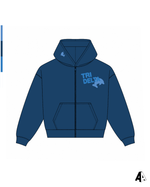 Dolphin Zip Up Hoodie Delta Delta Delta Vanderbilt University
