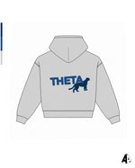 Grey Zip Up Kappa Alpha Theta Vanderbilt University