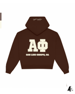 Distressed Hoodie Alpha Phi California Polytechnic State University
